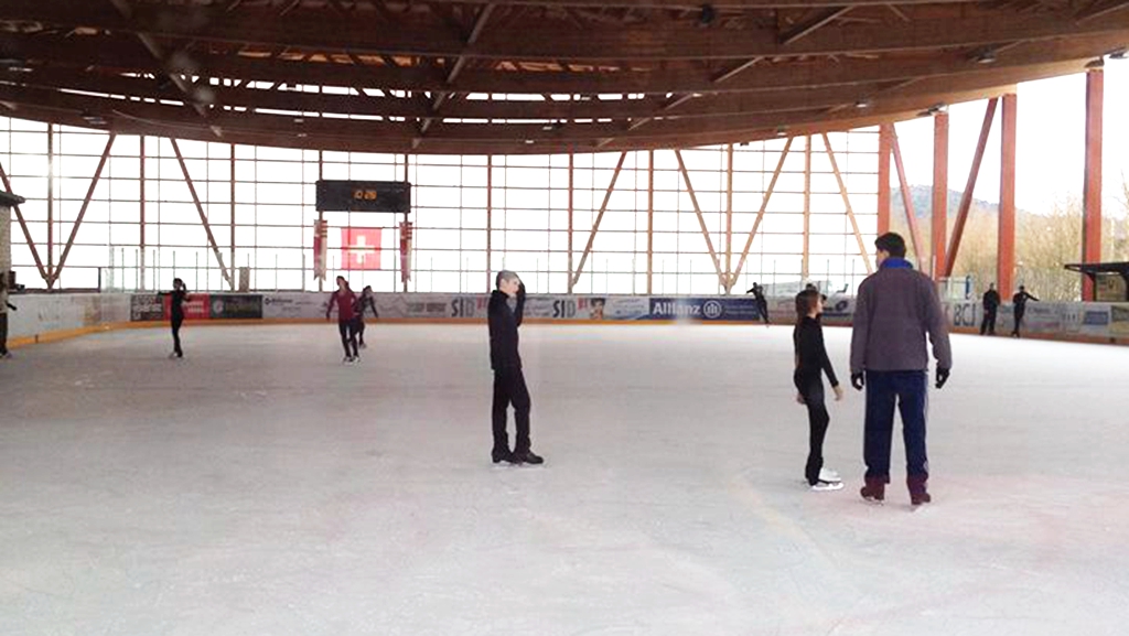 瑞士學生的社團活動很多，如溜冰社。